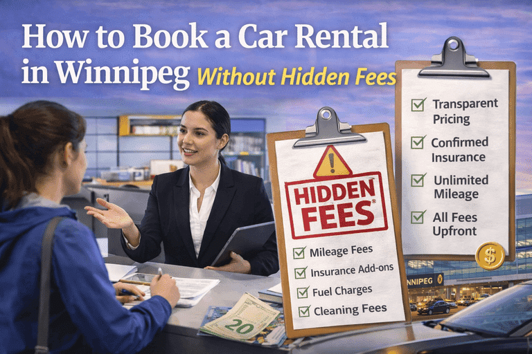 How to Book a Car Rental in Winnipeg Without Hidden Fees