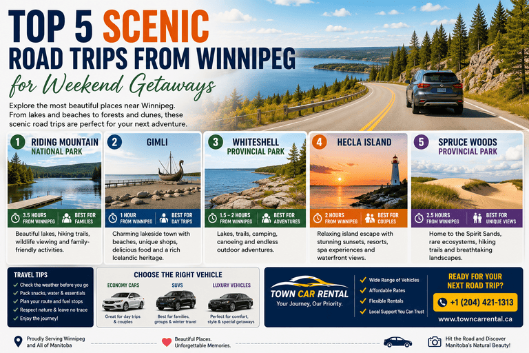 Top 5 Scenic Road Trips From Winnipeg
