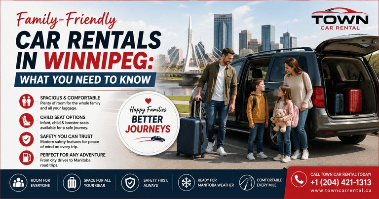 Family-Friendly Car Rentals in Winnipeg: What You Need to Know