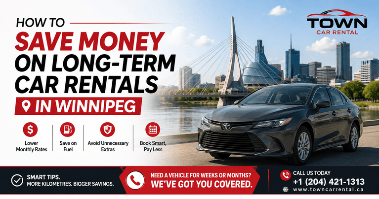 Save Money on Long-Term Car Rentals in Winnipeg